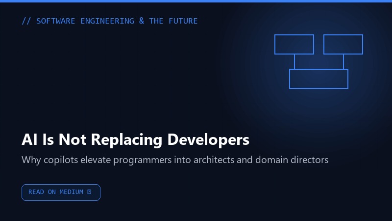 AI Is Not Replacing Developers