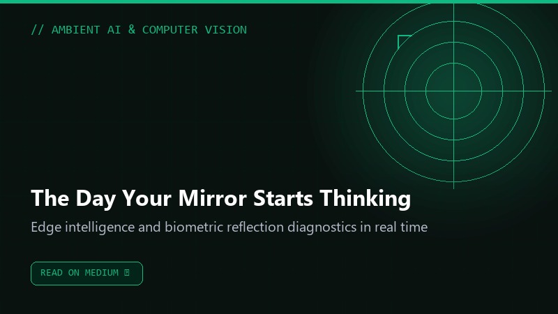 The Day Your Mirror Starts Thinking